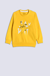 Yellow Pokemon Boy's Sweatshirt.